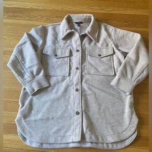 NWT Banana Republic Women’s Shirt Cream Jacket L